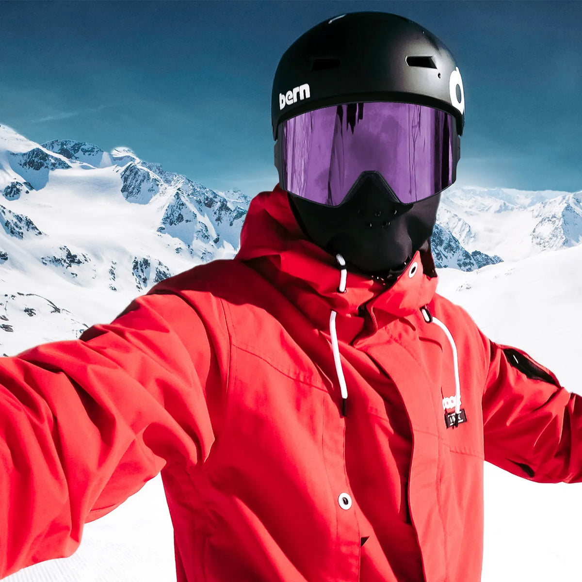 Black Mountain Apex-Purple Lens Snow Goggles