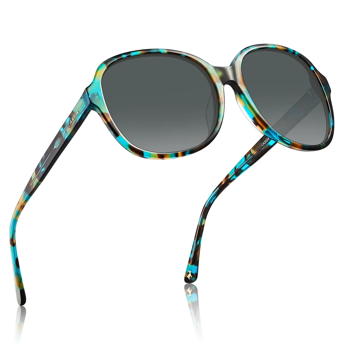 Blue striped Matthew-Whispering Garden Sunglasses
