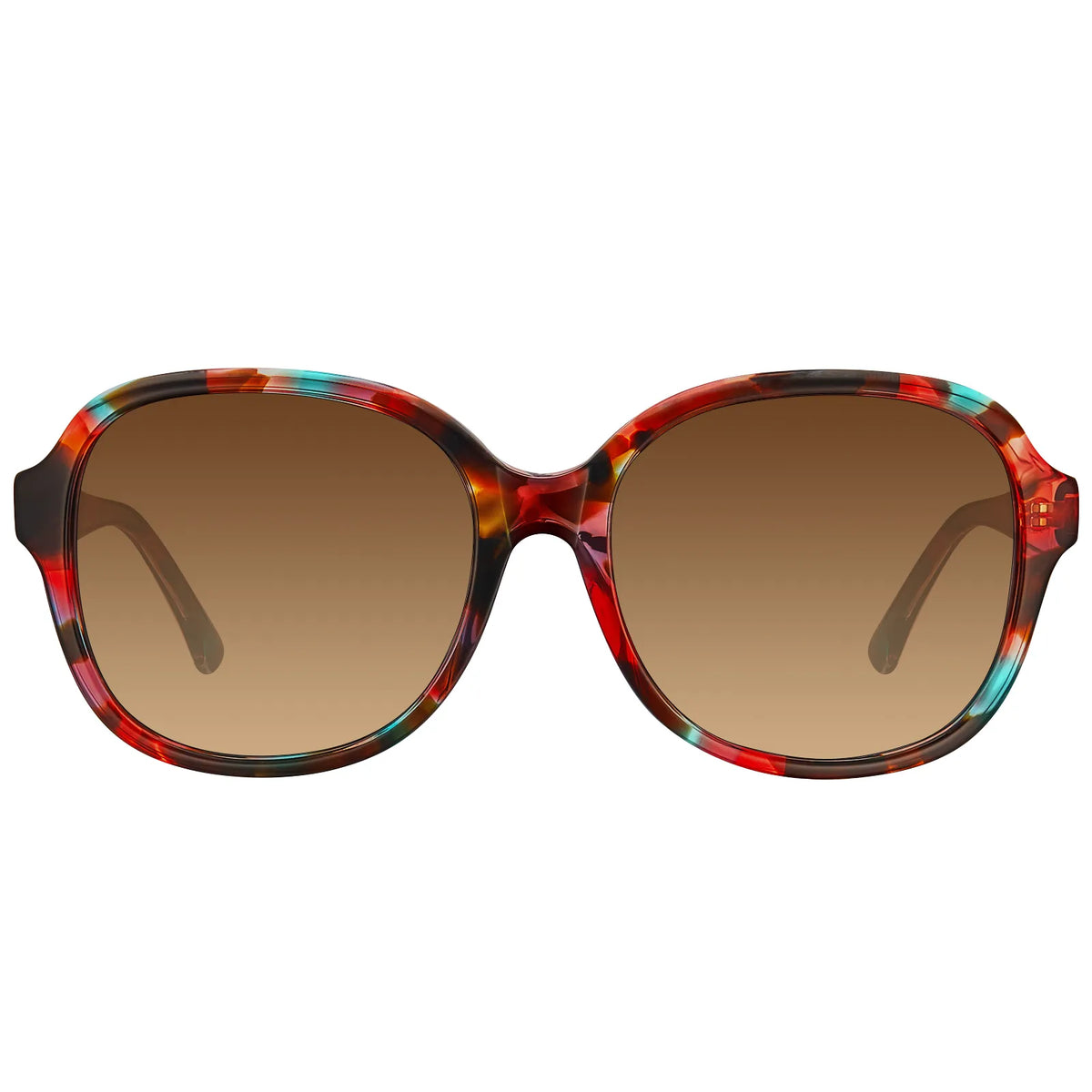 Red speckled Matthew-Crimson Escape Sunglasses