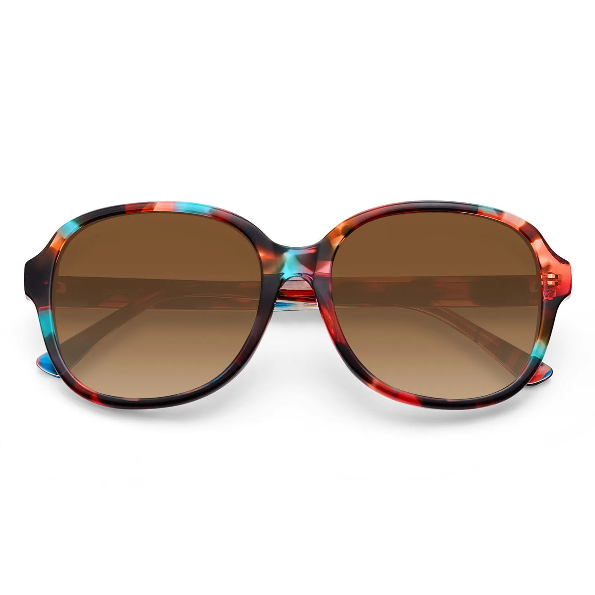 Red speckled Matthew-Crimson Escape Sunglasses