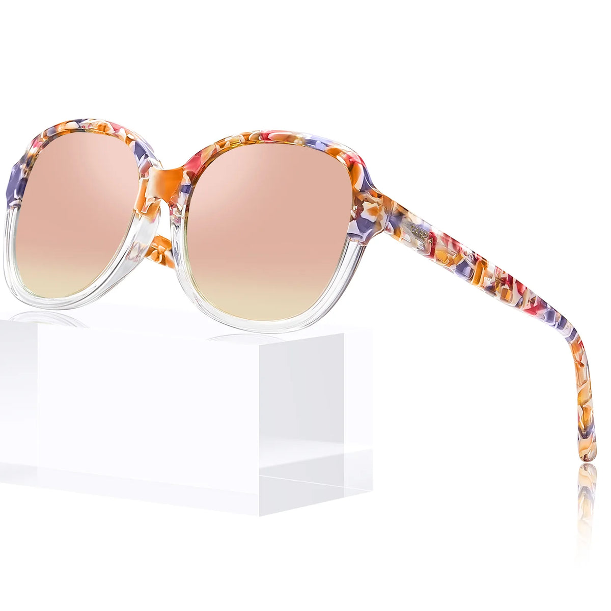Floral Matthew-Blush Wave Sunglasses