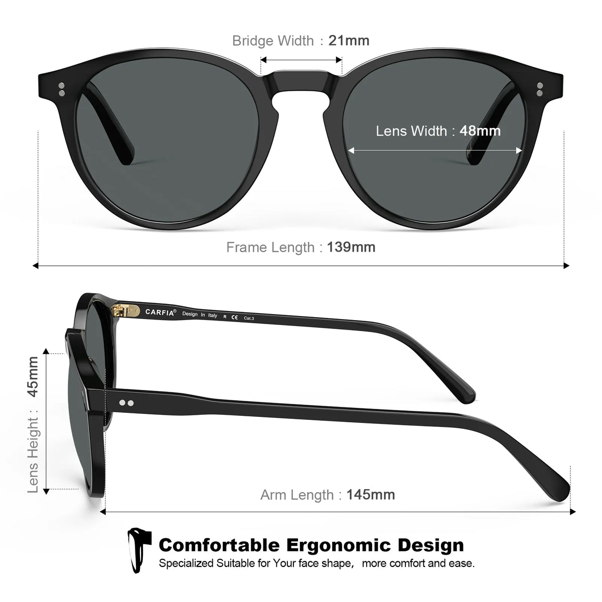 Black Buffalo-Deep Night Sunglasses