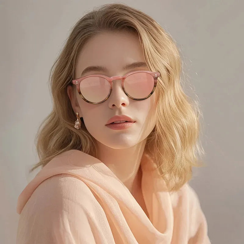 Striped Buffalo-Misty Pink Fusion Sunglasses