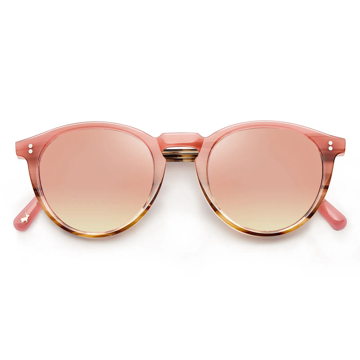 Striped Buffalo-Misty Pink Fusion Sunglasses
