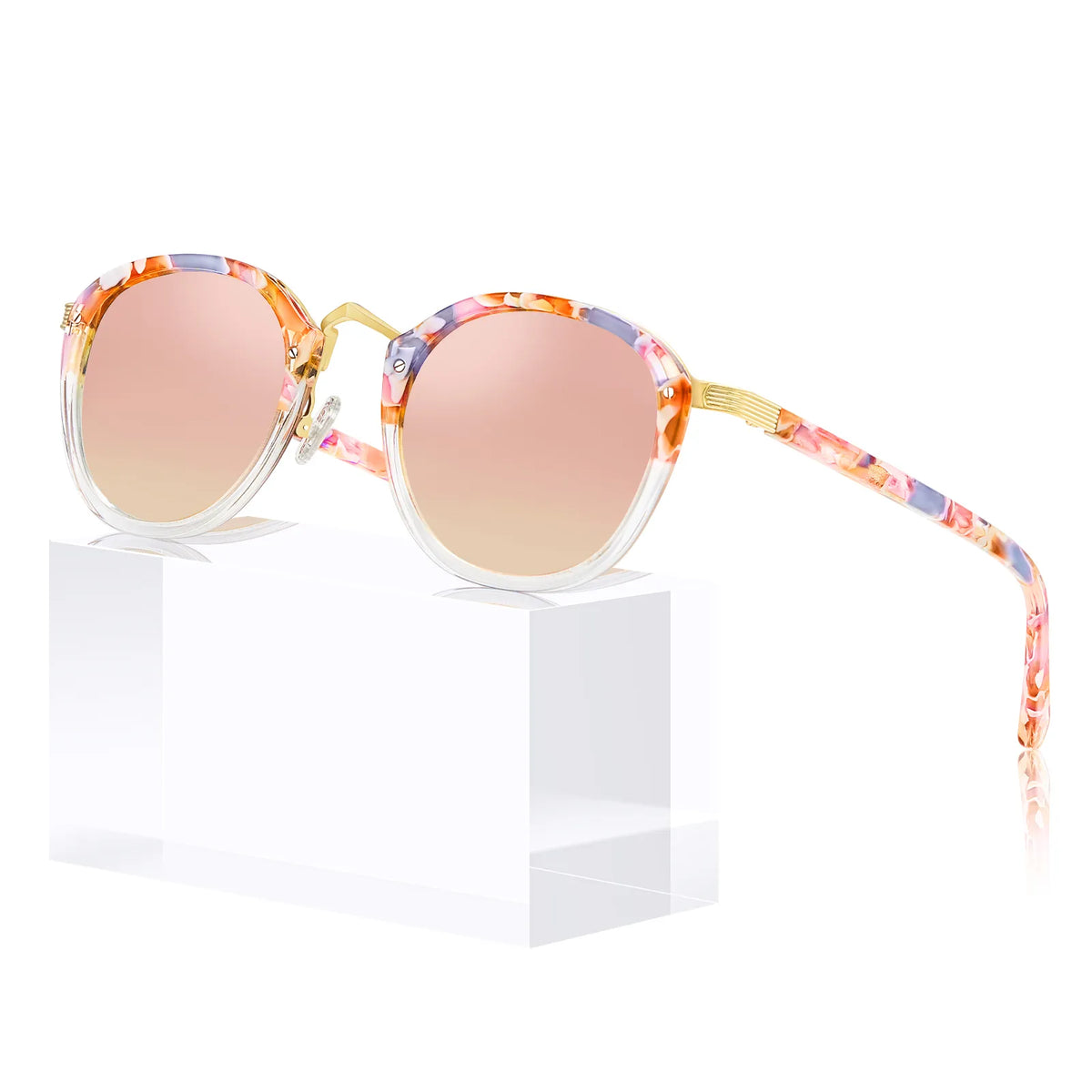 Floral Juneau-Blush Blossom Sunglasses