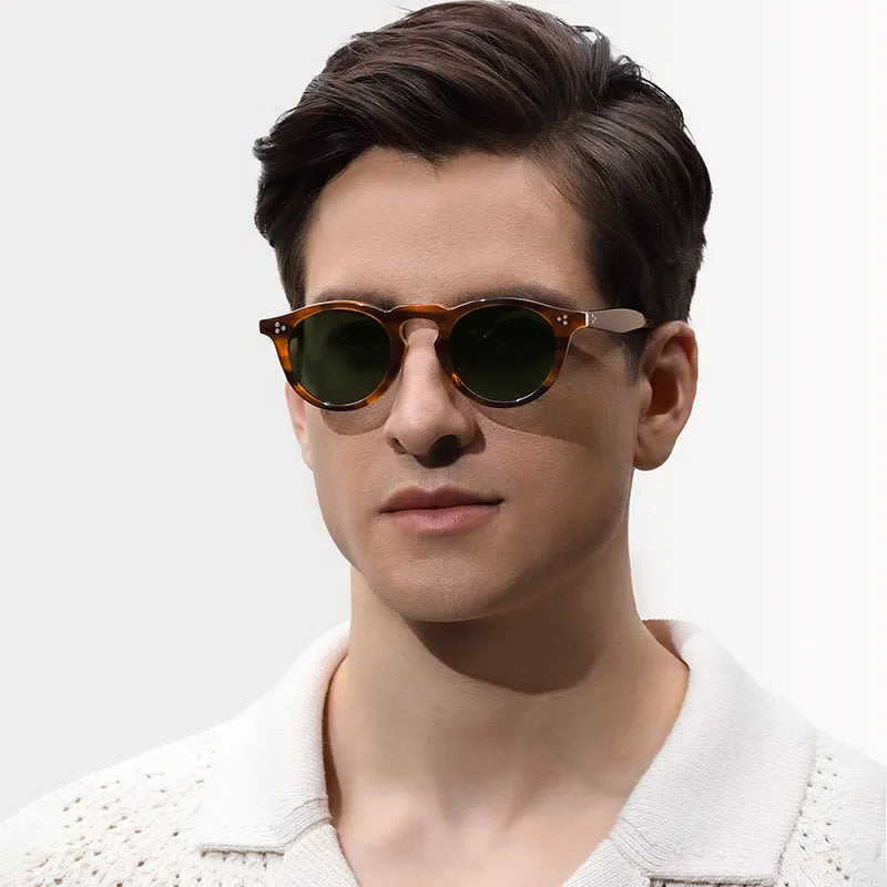 Striped Mesa-Artistic Flow Sunglasses