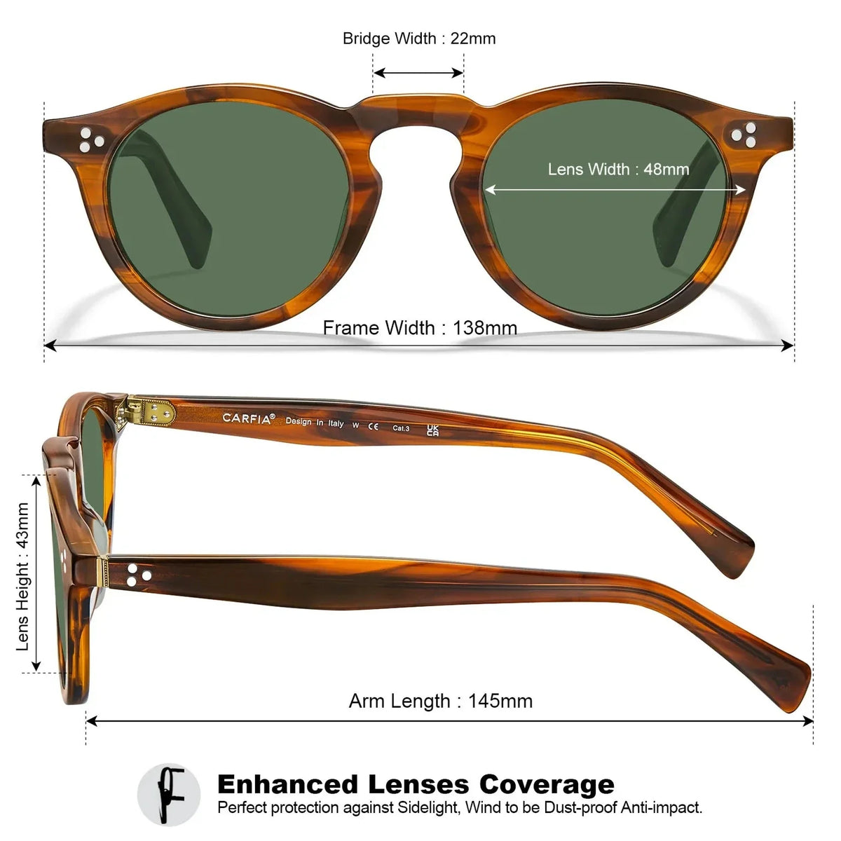 Striped Mesa-Artistic Flow Sunglasses