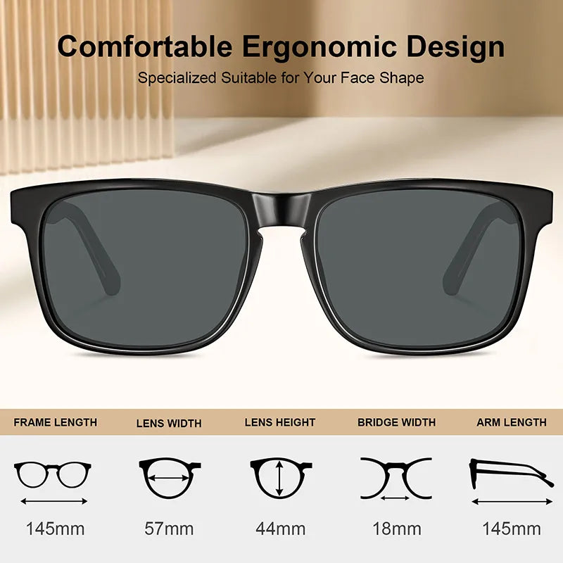 Black Solvang-Shadow Line Sunglasses