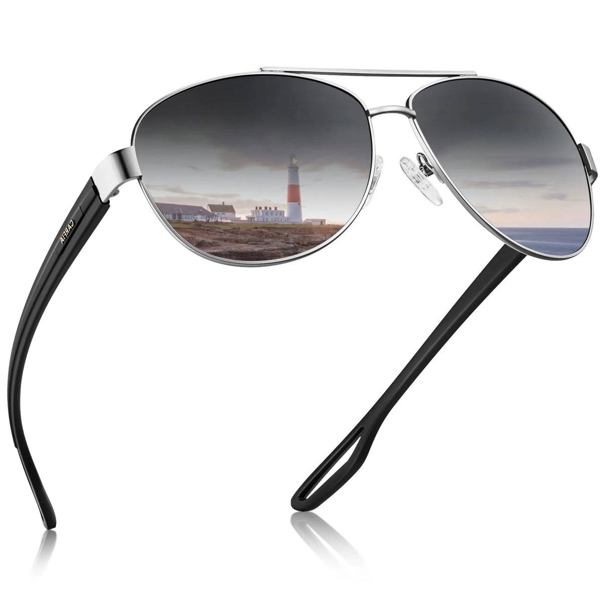 Silver Tiamo-Stormy Skies Sunglasses