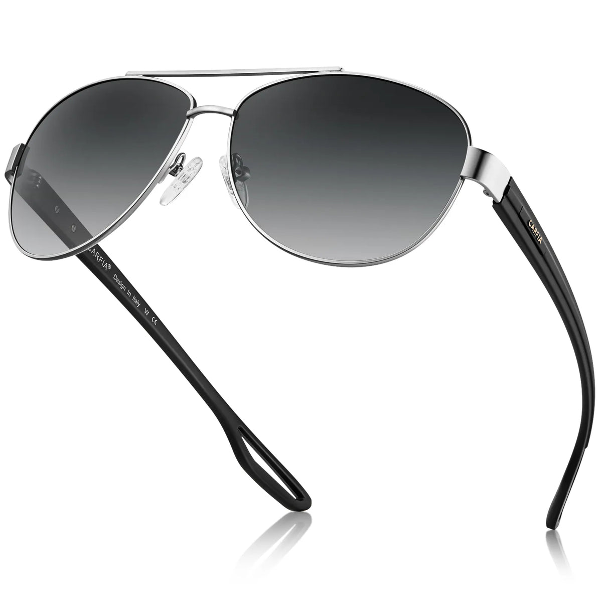 Silver Tiamo-Stormy Skies Sunglasses
