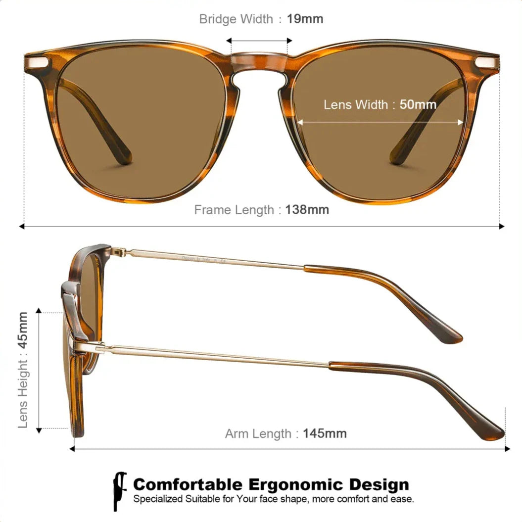 Striped Alva-Honey Fields Sunglasses