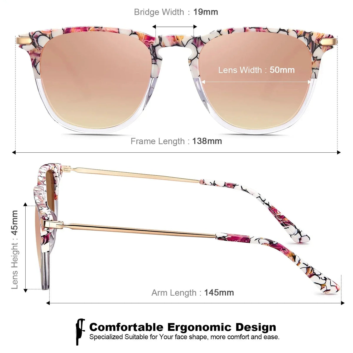 Floral Alva-Garden Party Sunglasses