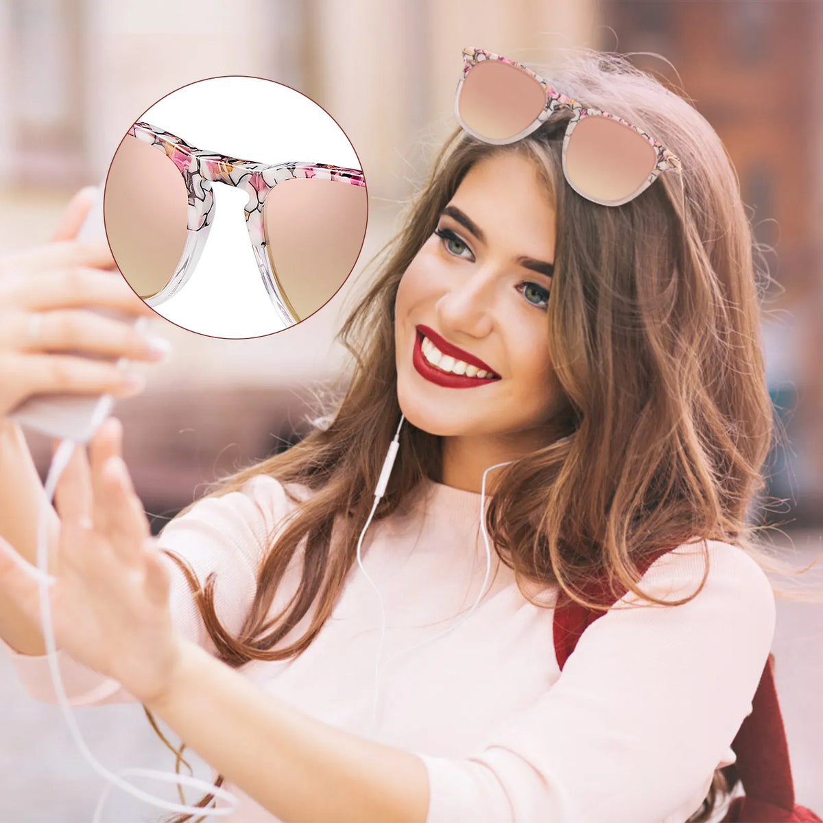 Floral Alva-Garden Party Sunglasses