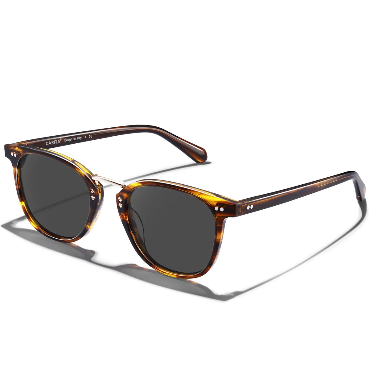 Striped Auburn-Mystic Veil Sunglasses