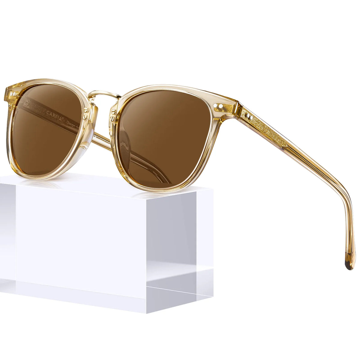 Auburn Teabreeze cat-eye acetate sunglasses, view 5