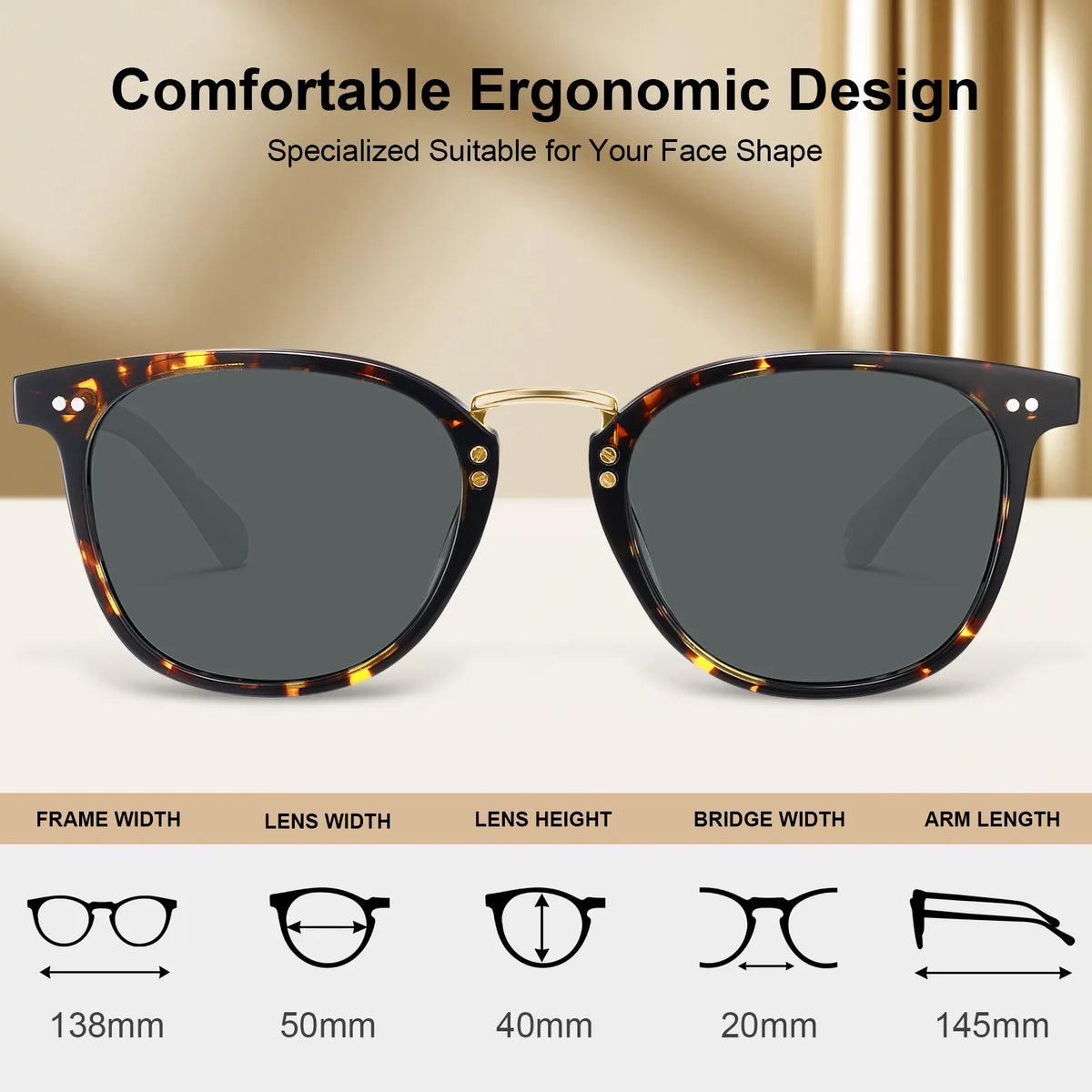 Tortoise Auburn-Twilight Gaze Sunglasses