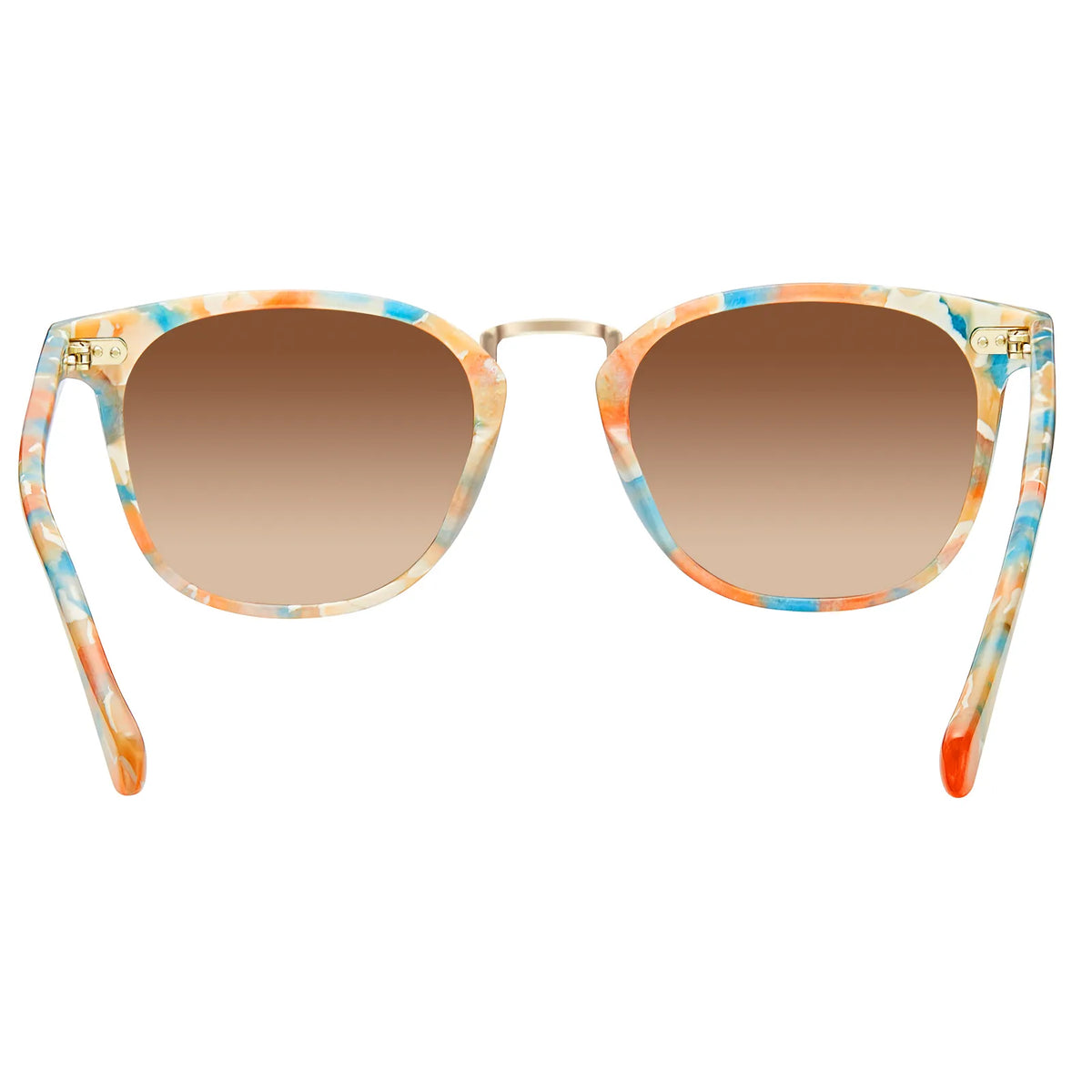 Floral Auburn-Colorful Marble Sunglasses