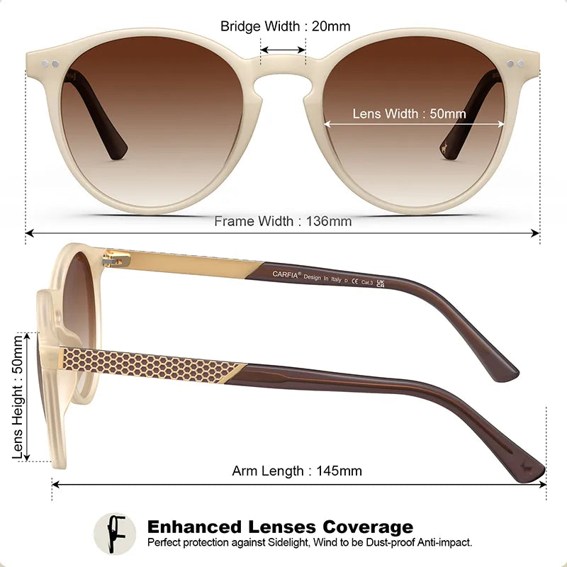 Yellow Bristol-Sunset Glow Sunglasses