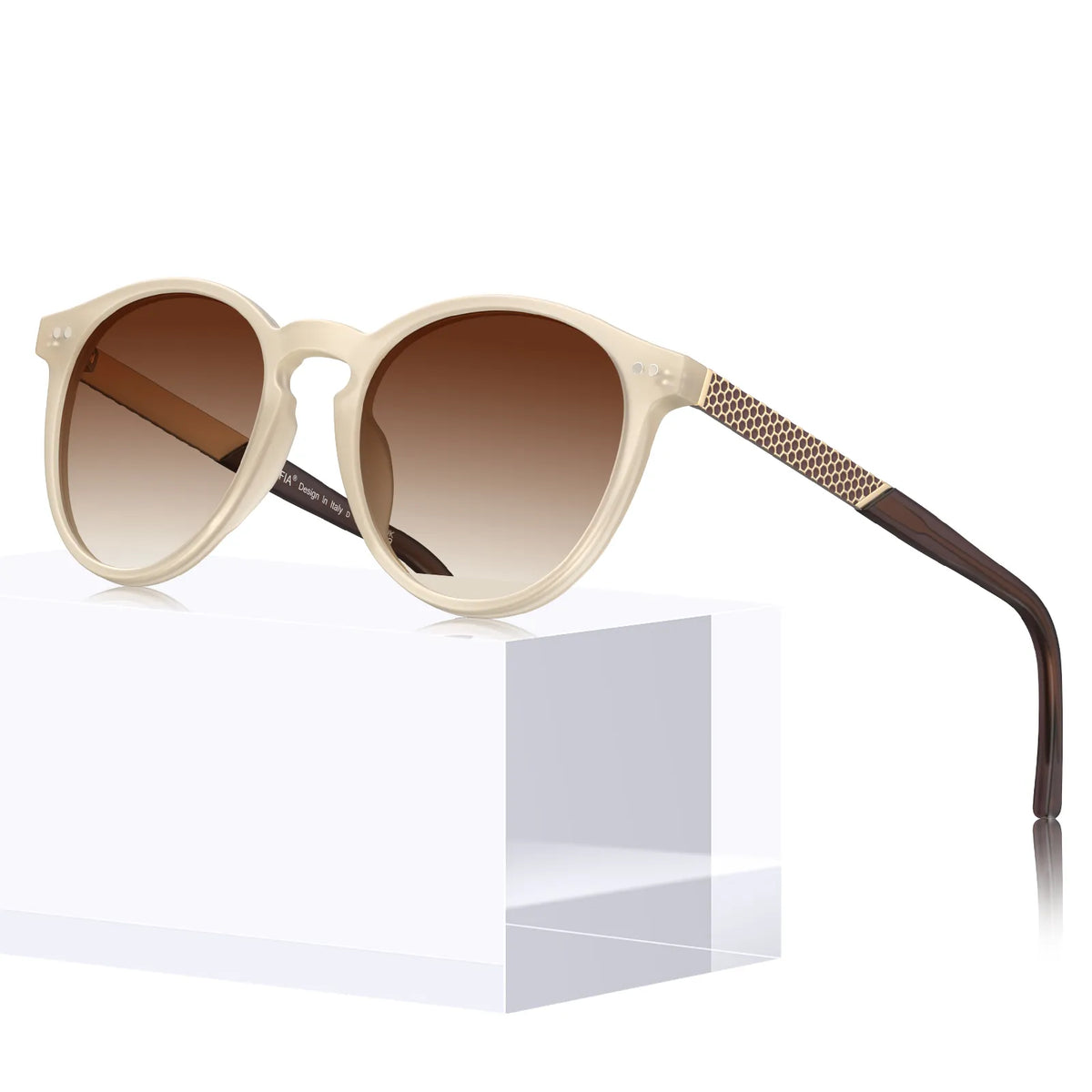 Yellow Bristol-Sunset Glow Sunglasses