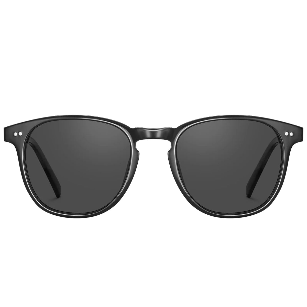 Creston Classic Noir square acetate sunglasses, view 1