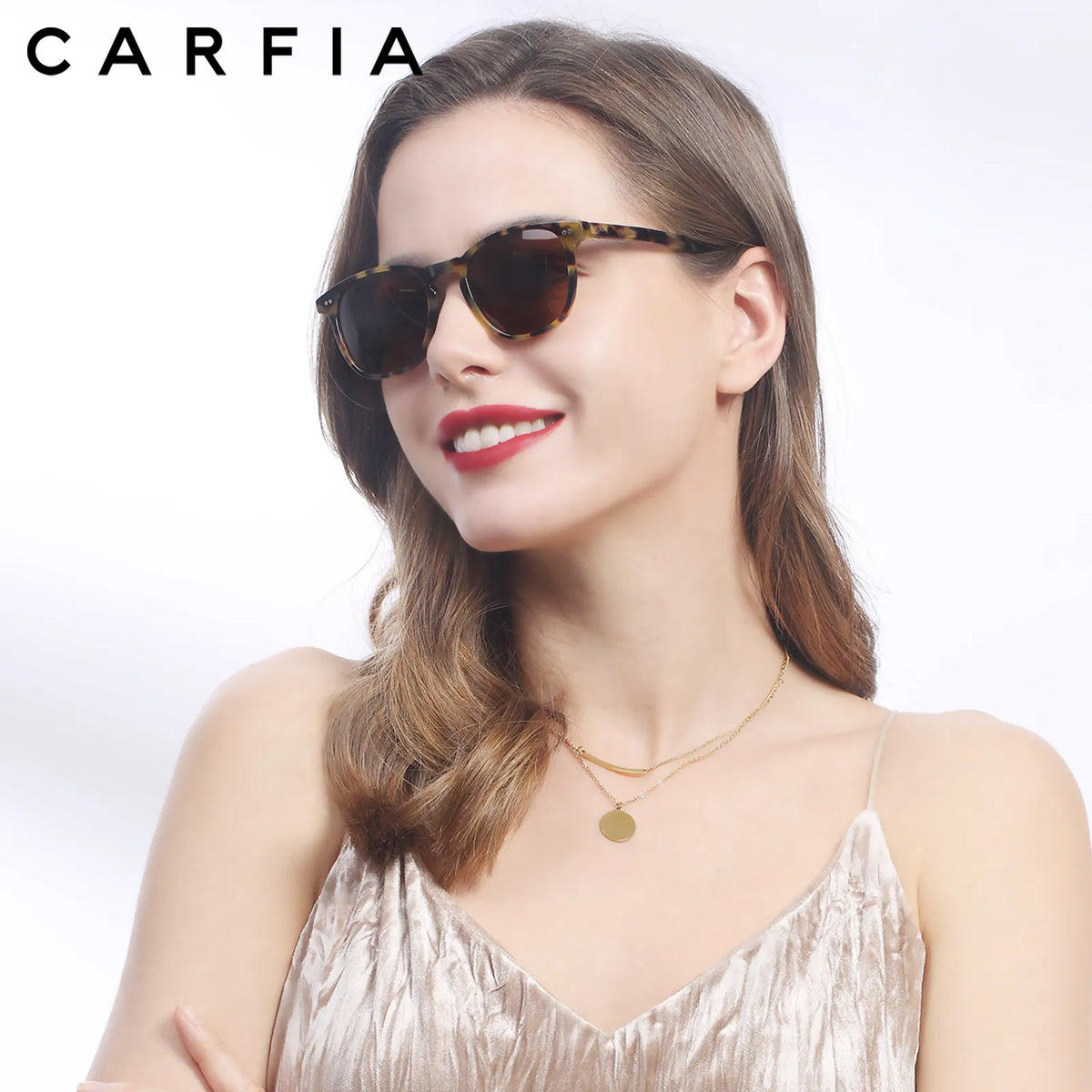 Creston Tortoise Brew square acetate sunglasses, view 3