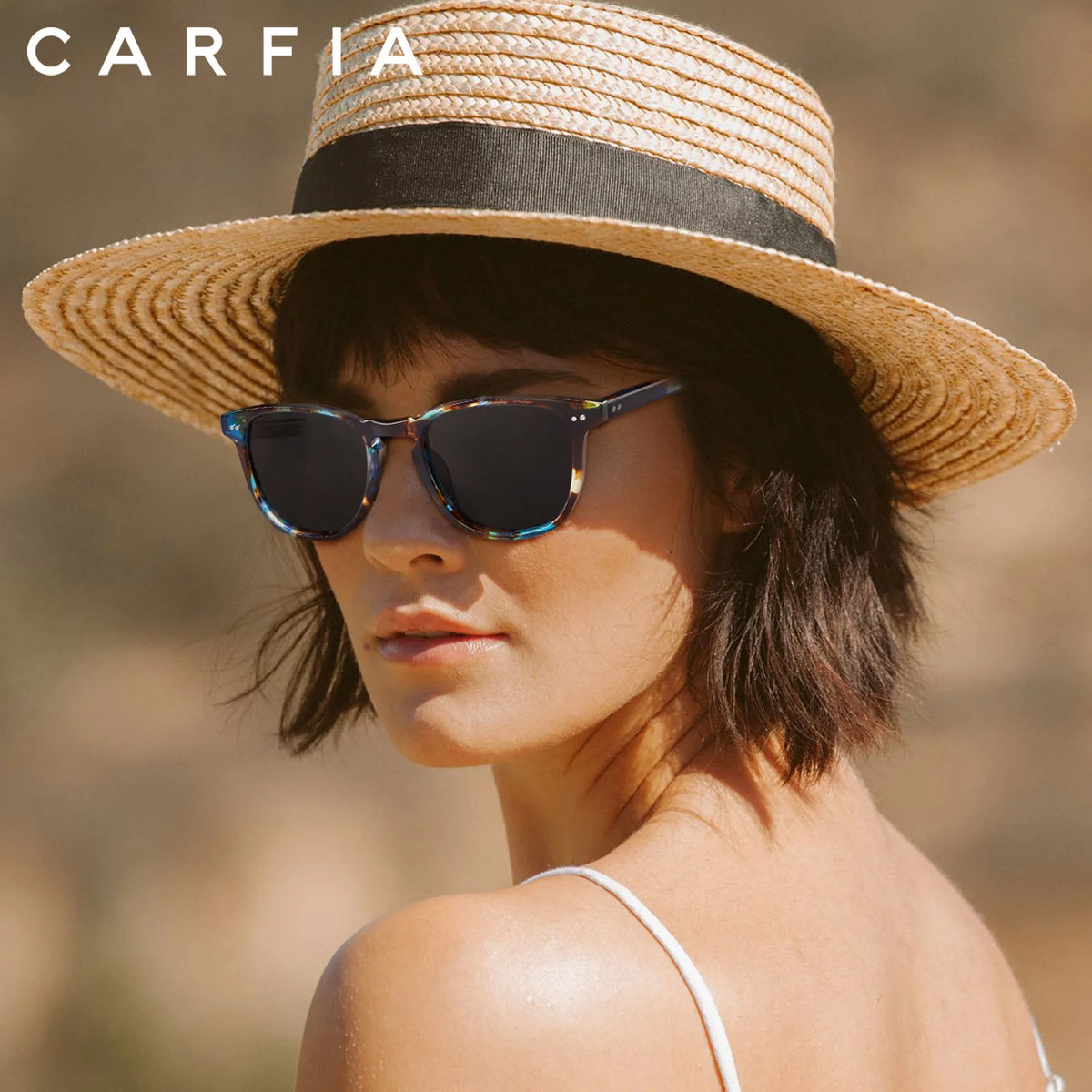 Tortoise Creston-Dual Charm Sunglasses