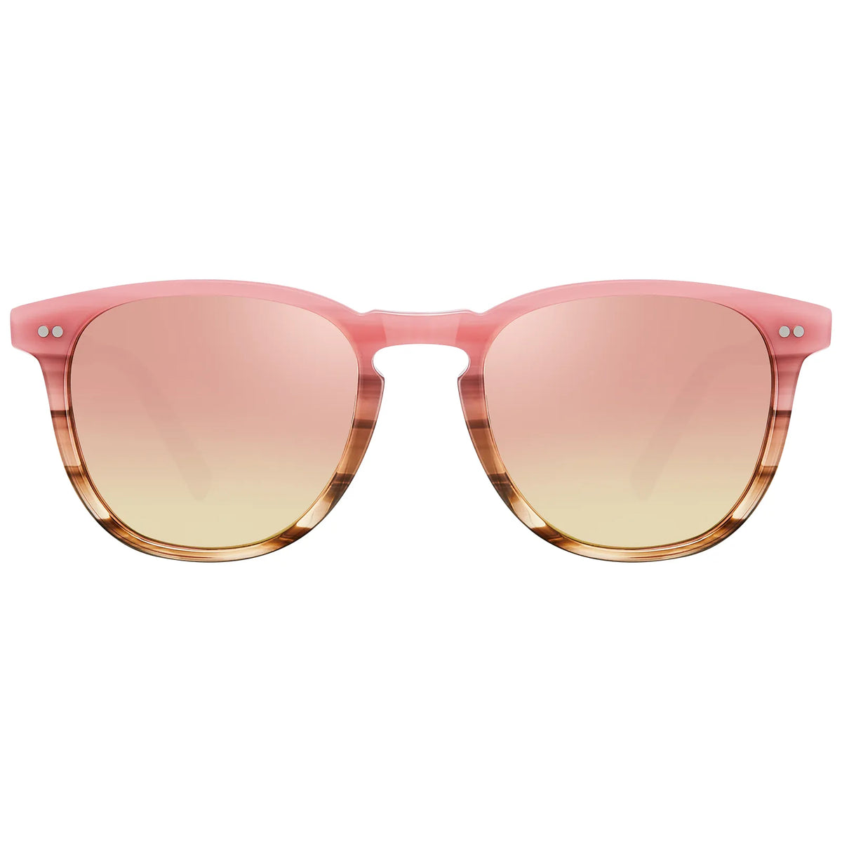 Striped Creston-Blush Sunset Sunglasses