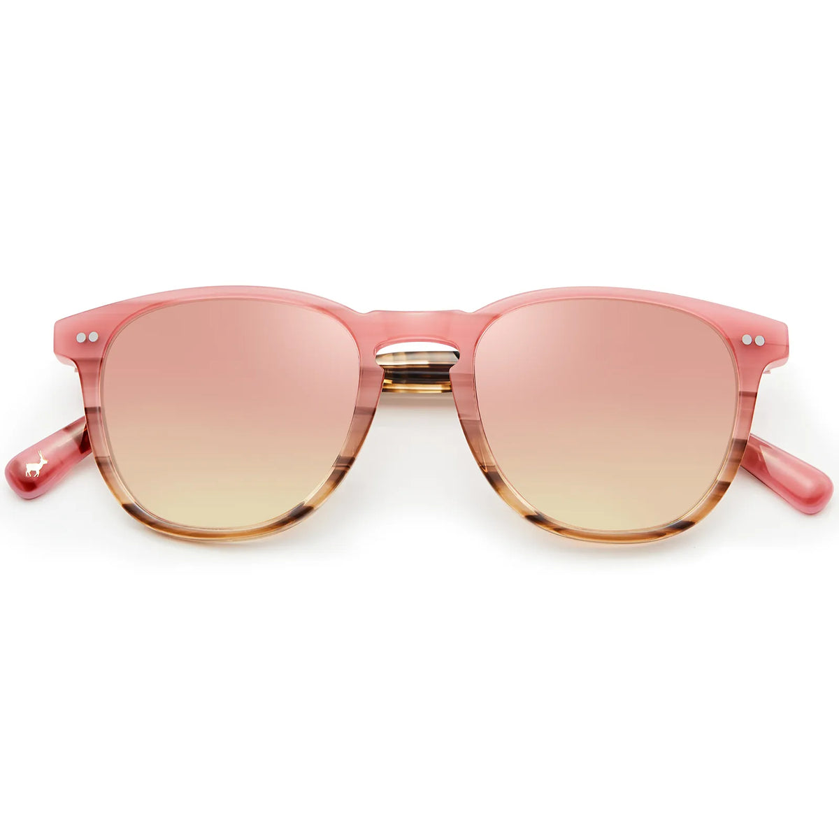Striped Creston-Blush Sunset Sunglasses