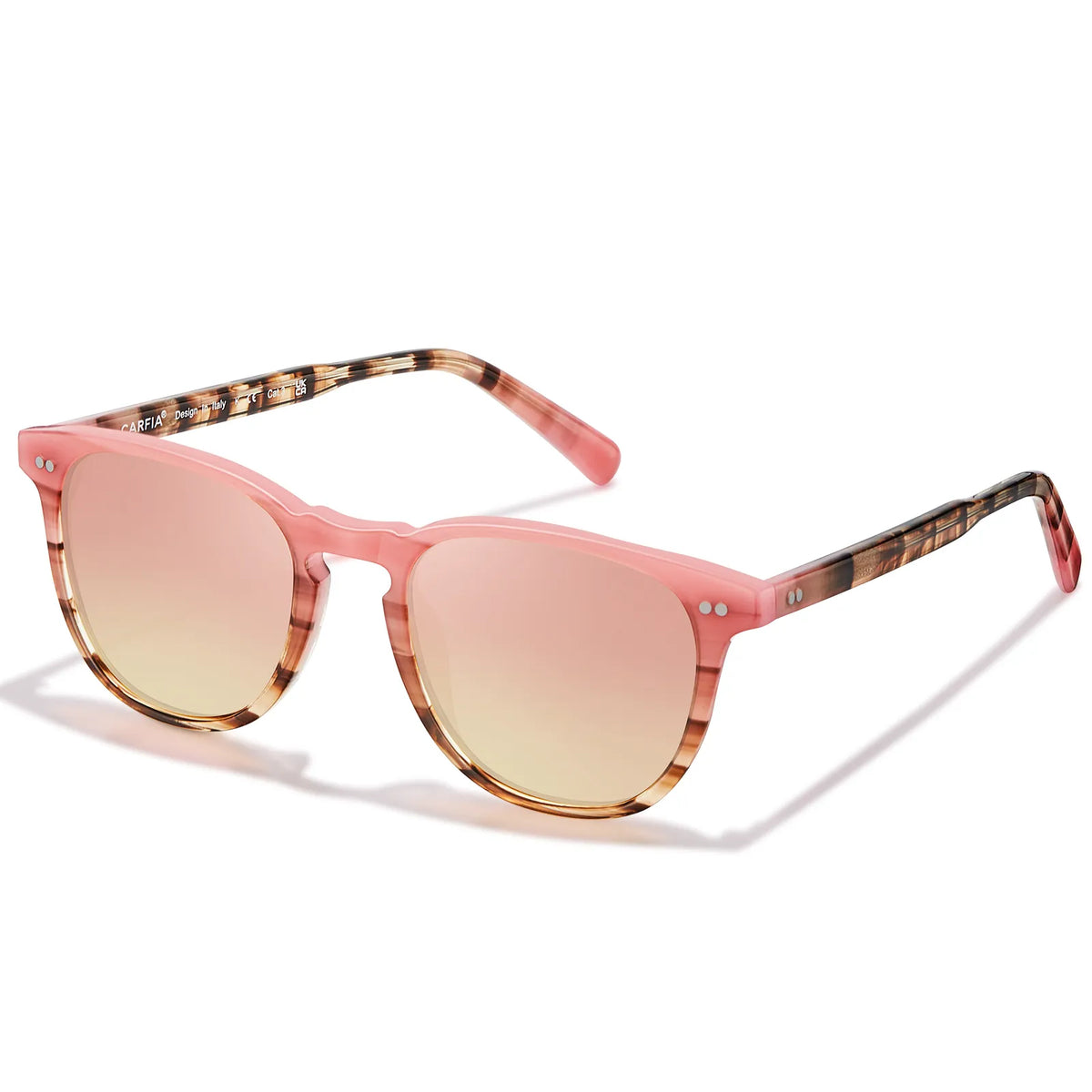 Striped Creston-Blush Sunset Sunglasses