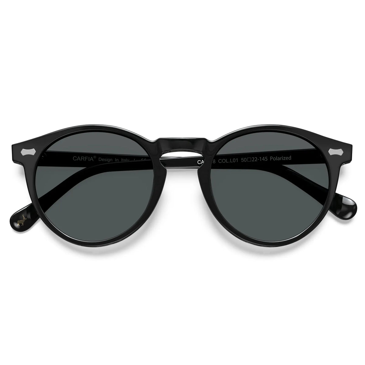 Concord Midnight Mystery round acetate sunglasses, view 6