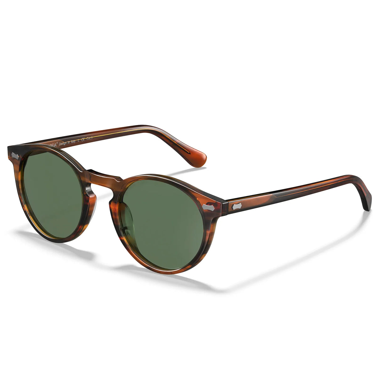 Striped Concord-Lush Forest Sunglasses