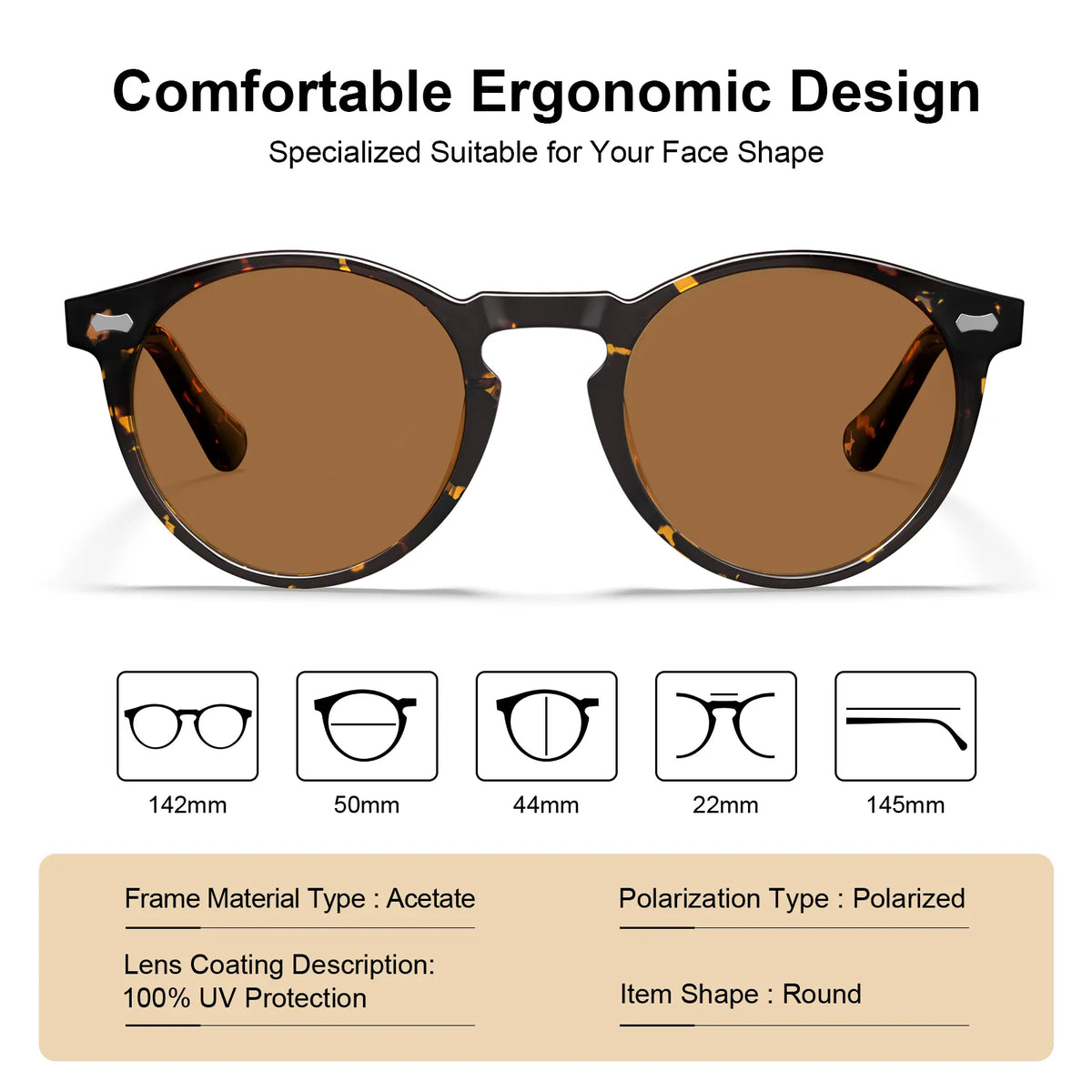 Tortoise Concord-Tortoise Charm Sunglasses