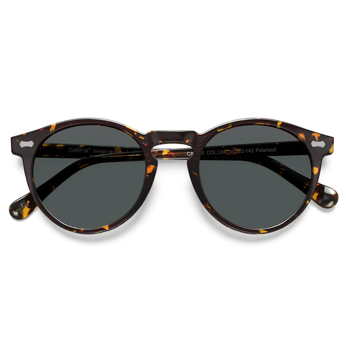 Concord Foggy Morning round acetate sunglasses, view 6