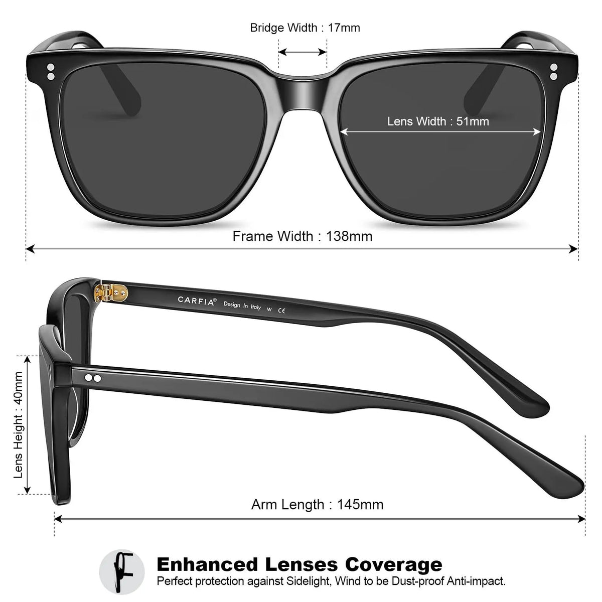 Black Kenora-Midnight Echo Sunglasses