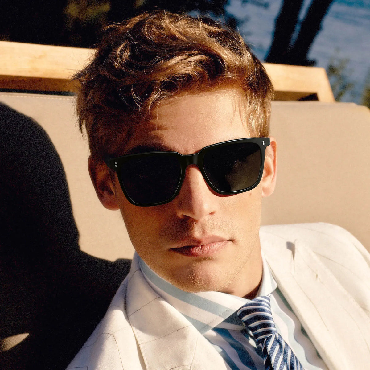 Black Kenosha-Urban Edge Sunglasses
