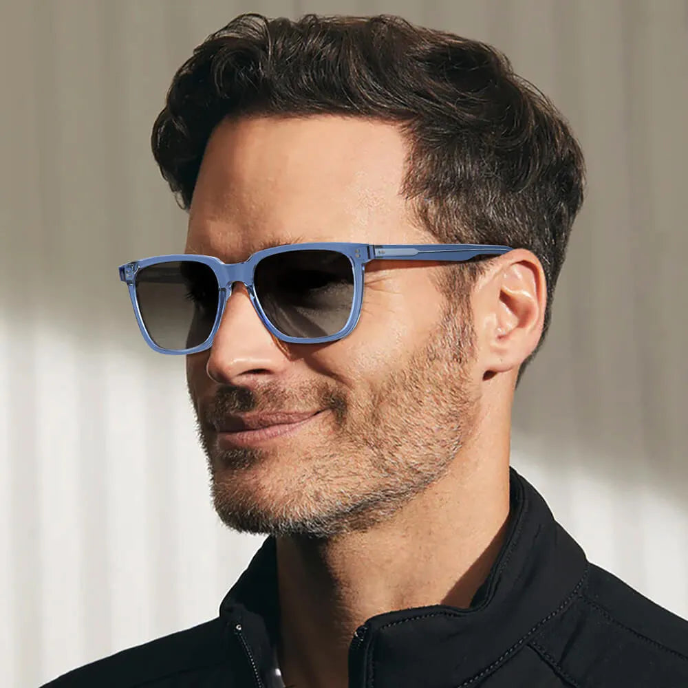 Clear blue Kenosha-Sapphire Dream Sunglasses
