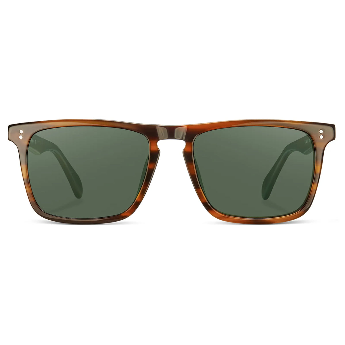 Brown striped Shelton-Whimsical Greens Sunglasses