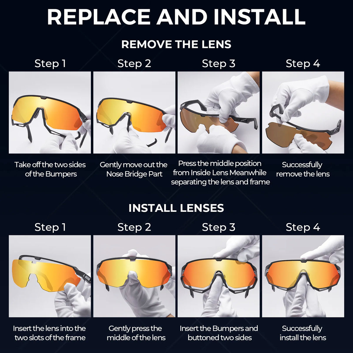 Black Trailblazer Pro-Velocity Vision Sports Sunglasses