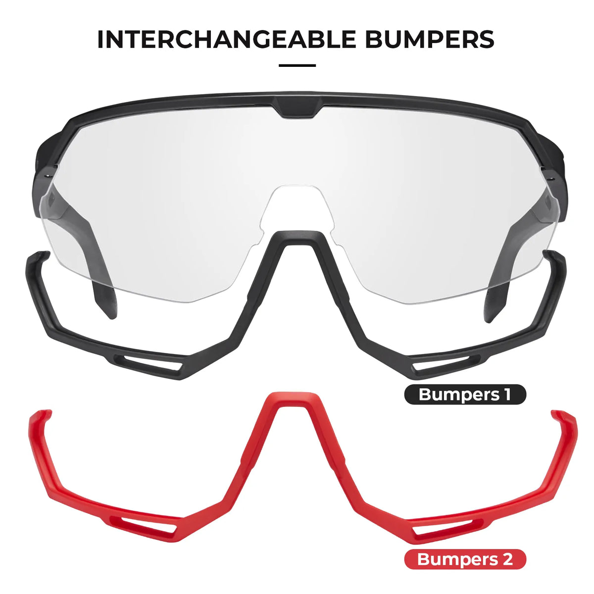 Black Trailblazer Pro-Velocity Vision Sports Sunglasses