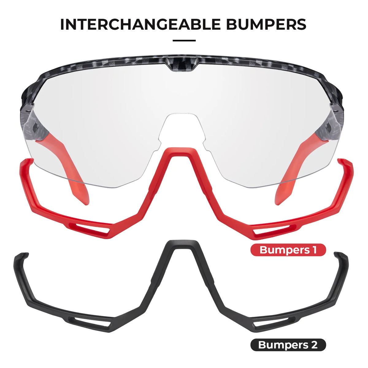 Red Trailblazer Pro-Cyclone Shield Sports Sunglasses