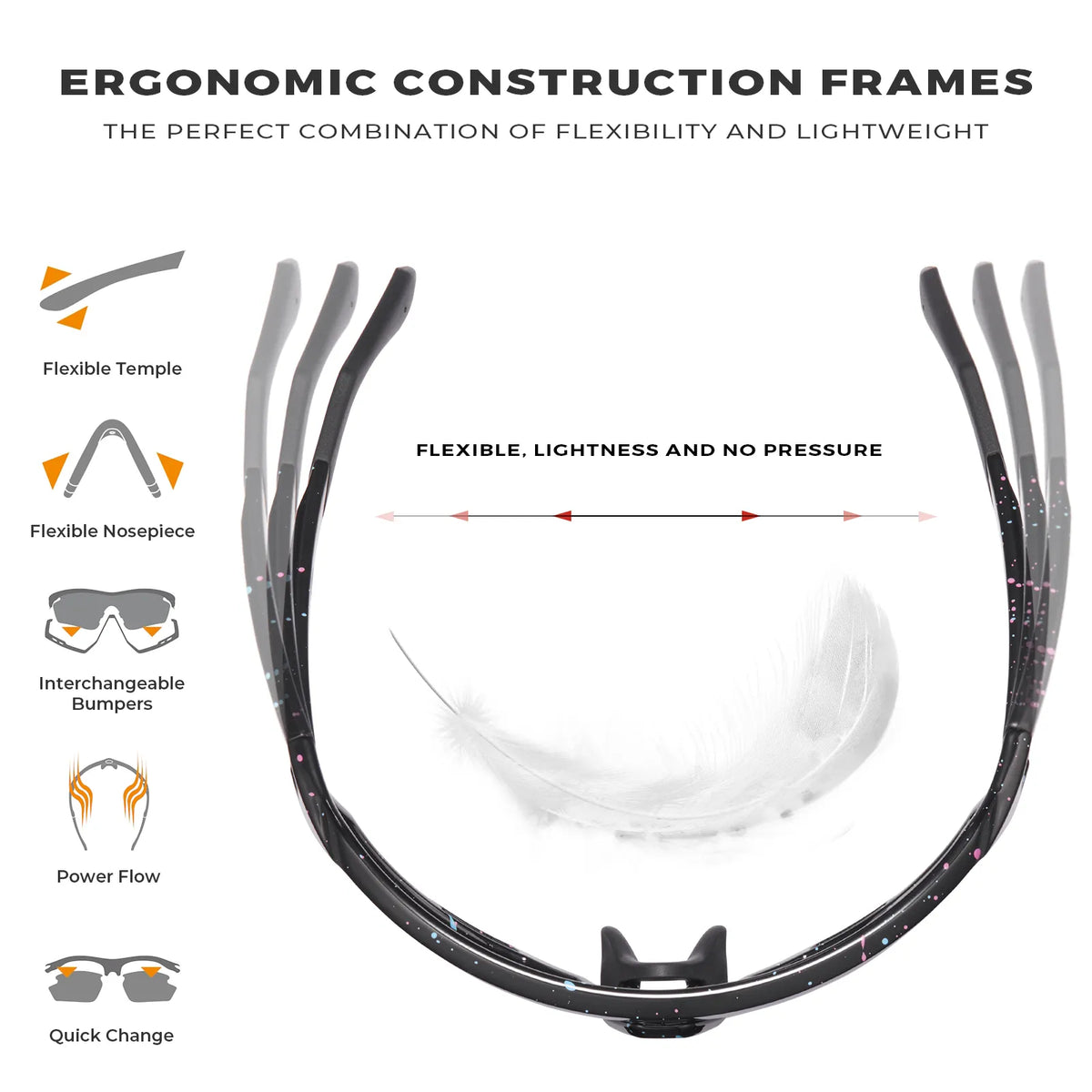 Black Trailblazer Pro-Speedline Gaze Sports Sunglasses