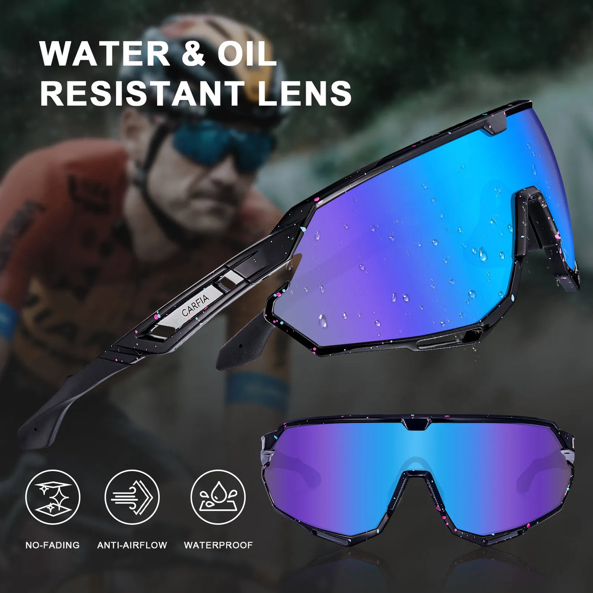 Black Trailblazer Pro-Speedline Gaze Sports Sunglasses