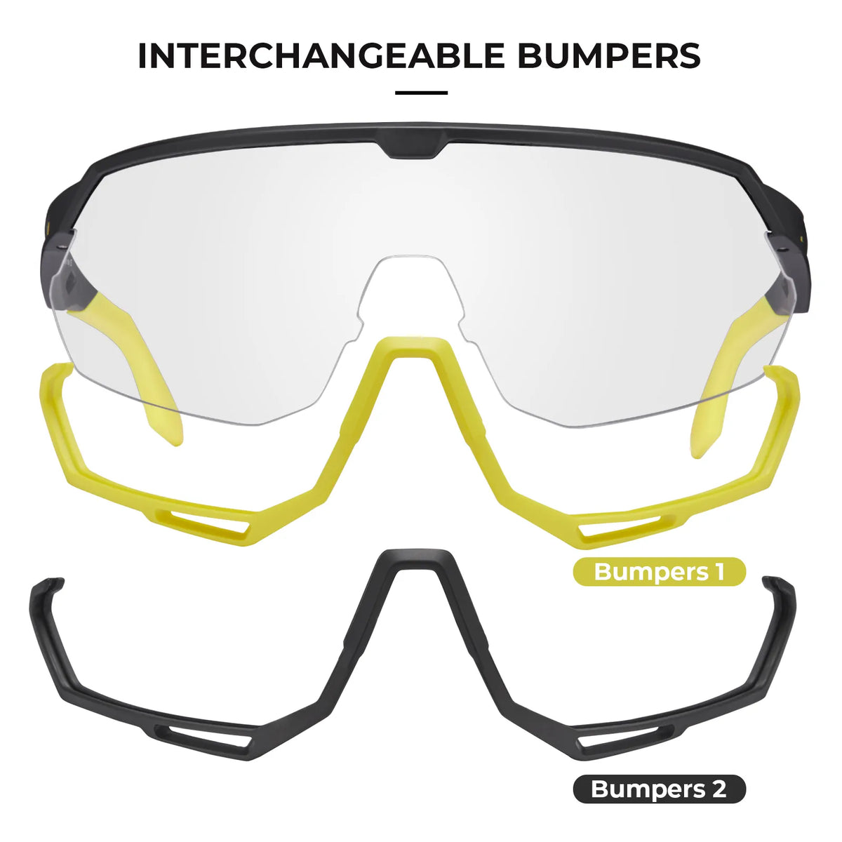 Yellow Trailblazer Pro-Race Edge Sports Sunglasses