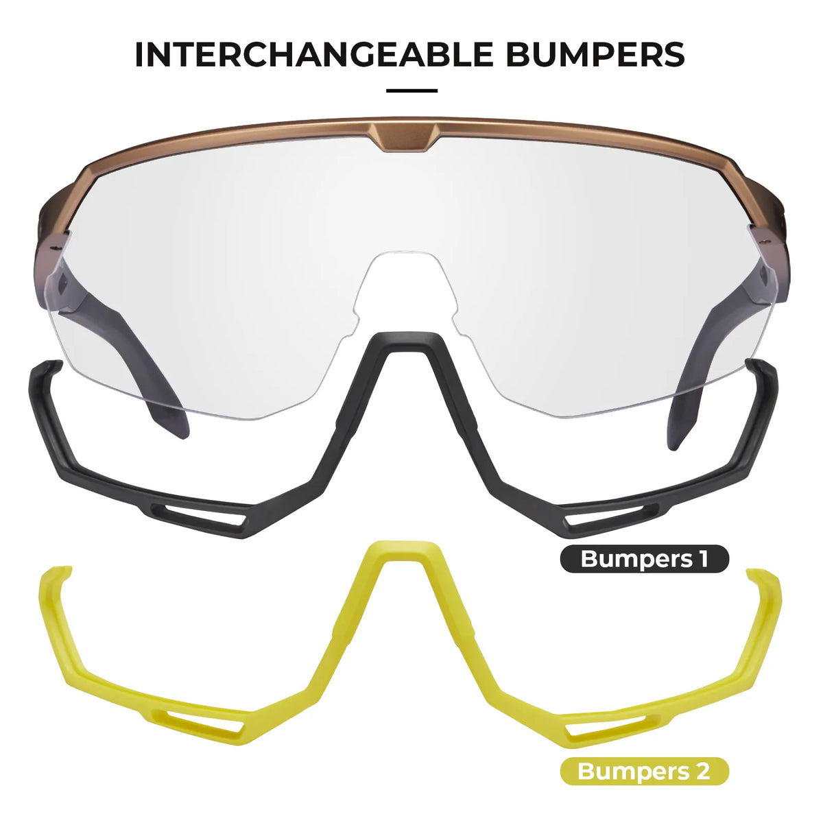 Gold Trailblazer Pro-Momentum View Sports Sunglasses