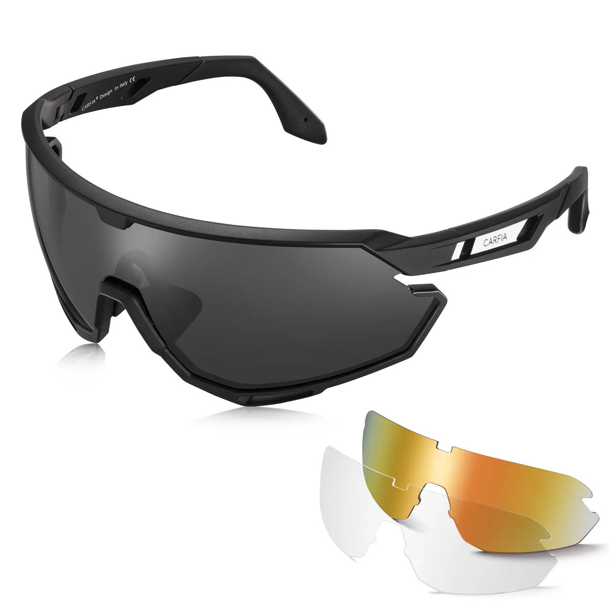 Black Trailblazer Pro-Velocity Vision Sports Sunglasses