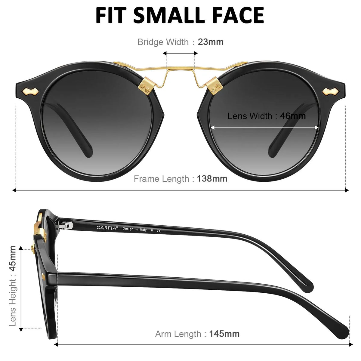 Black AvonPark-Obsidian Fade Sunglasses