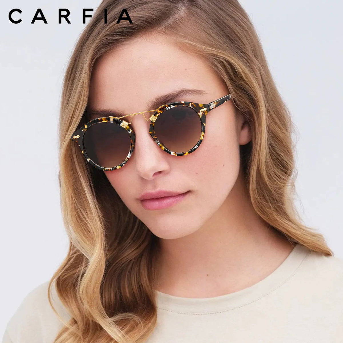 Tortoise AvonPark-Amber Blaze Sunglasses