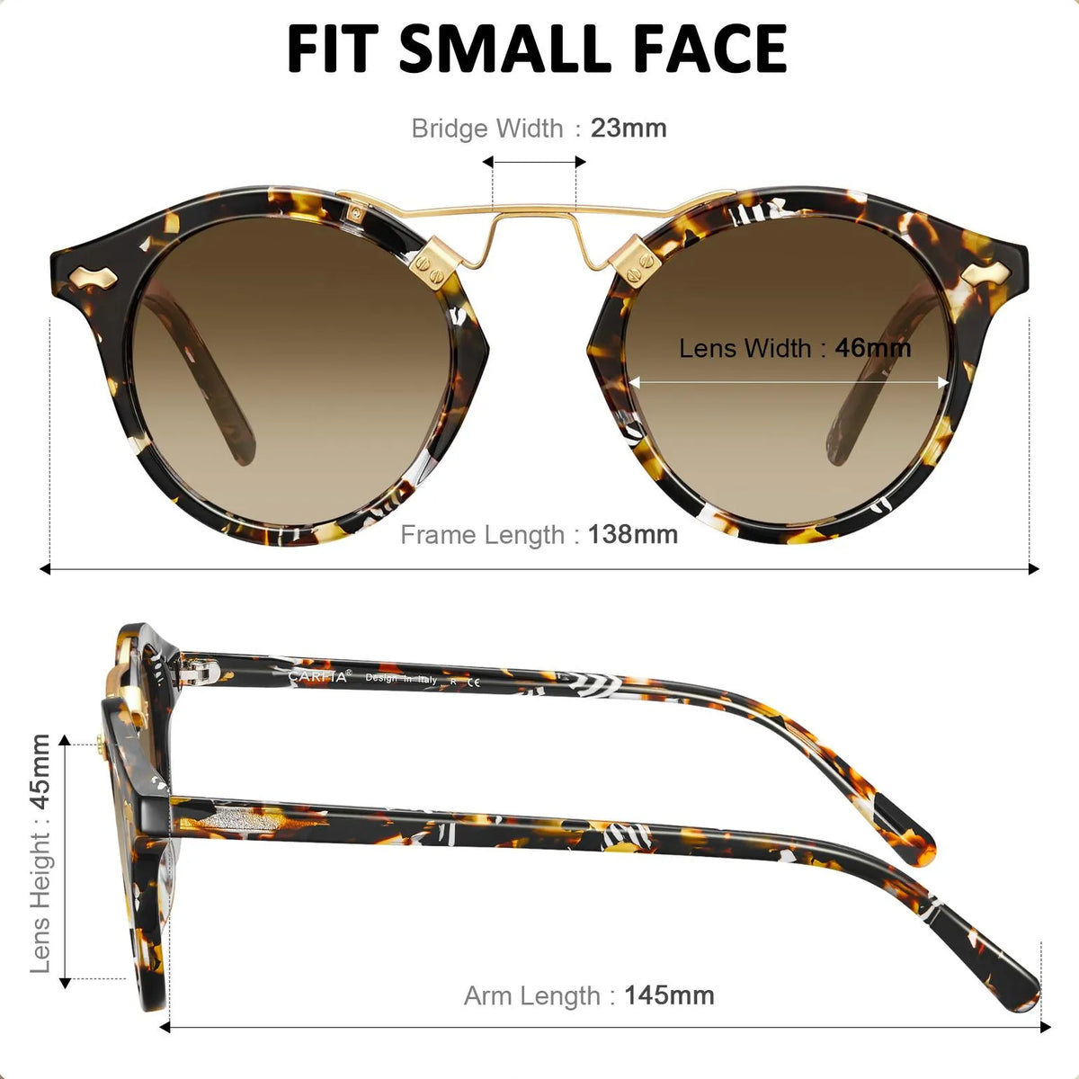 Tortoise AvonPark-Amber Blaze Sunglasses