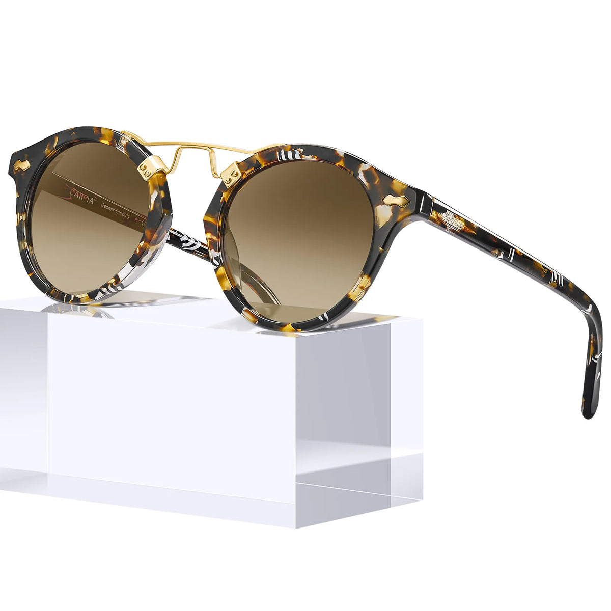 Tortoise AvonPark-Amber Blaze Sunglasses