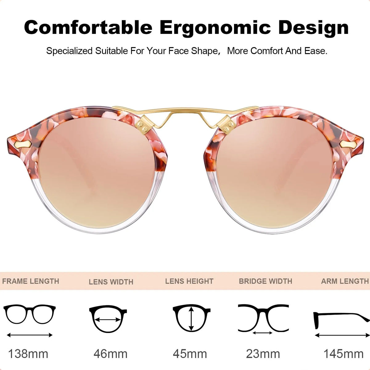 Pink AvonPark-Pastel Dreams Sunglasses